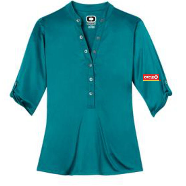 Ladies 3/4" Sleeve Ogio Henley Thumbnail